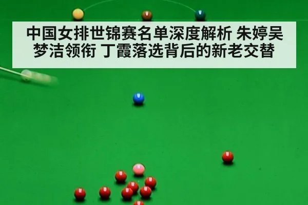 中国女排世锦赛名单深度解析 朱婷吴梦洁领衔 丁霞落选背后的新老交替
